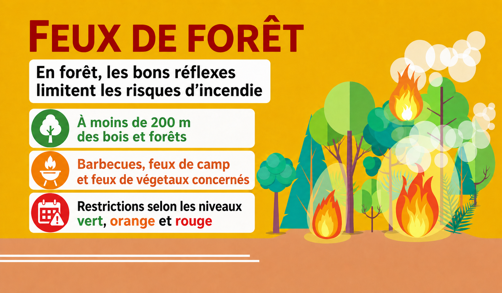 Visuel prévention feux de forets