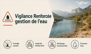 visuel Vigilance renforcée gestion de l'eau